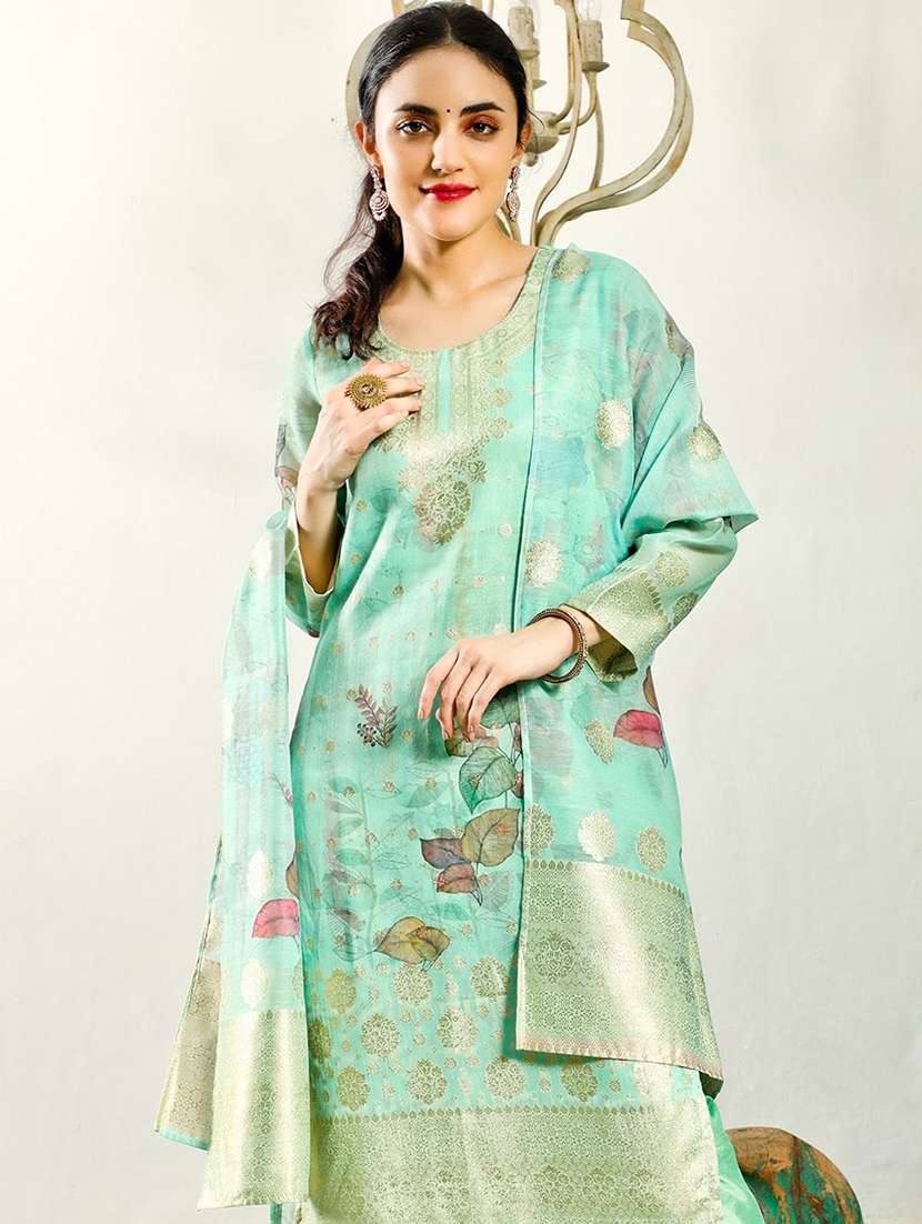Women Printed Long Sleeves Kurta Pant Set With Dupatta - 22603609 -  Standard Image - 1