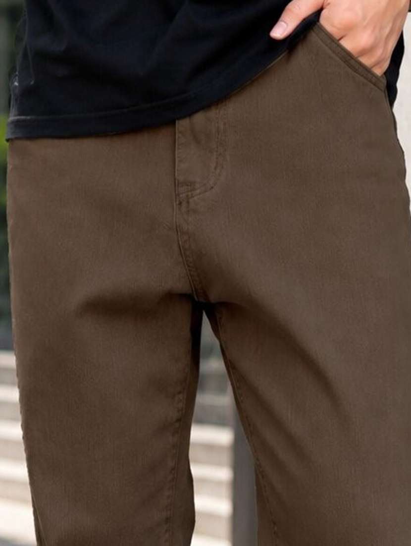 men solid mid rise straight jeans - 22603853 -  Standard Image - 1
