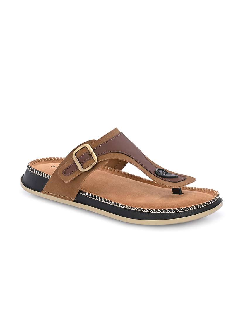 Men Colourblocked Toe Separator Sandal - 22604005 -  Standard Image - 1