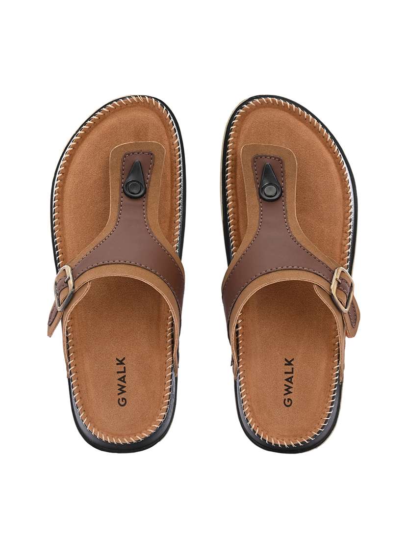 Men Colourblocked Toe Separator Sandal - 22604005 -  Standard Image - 4