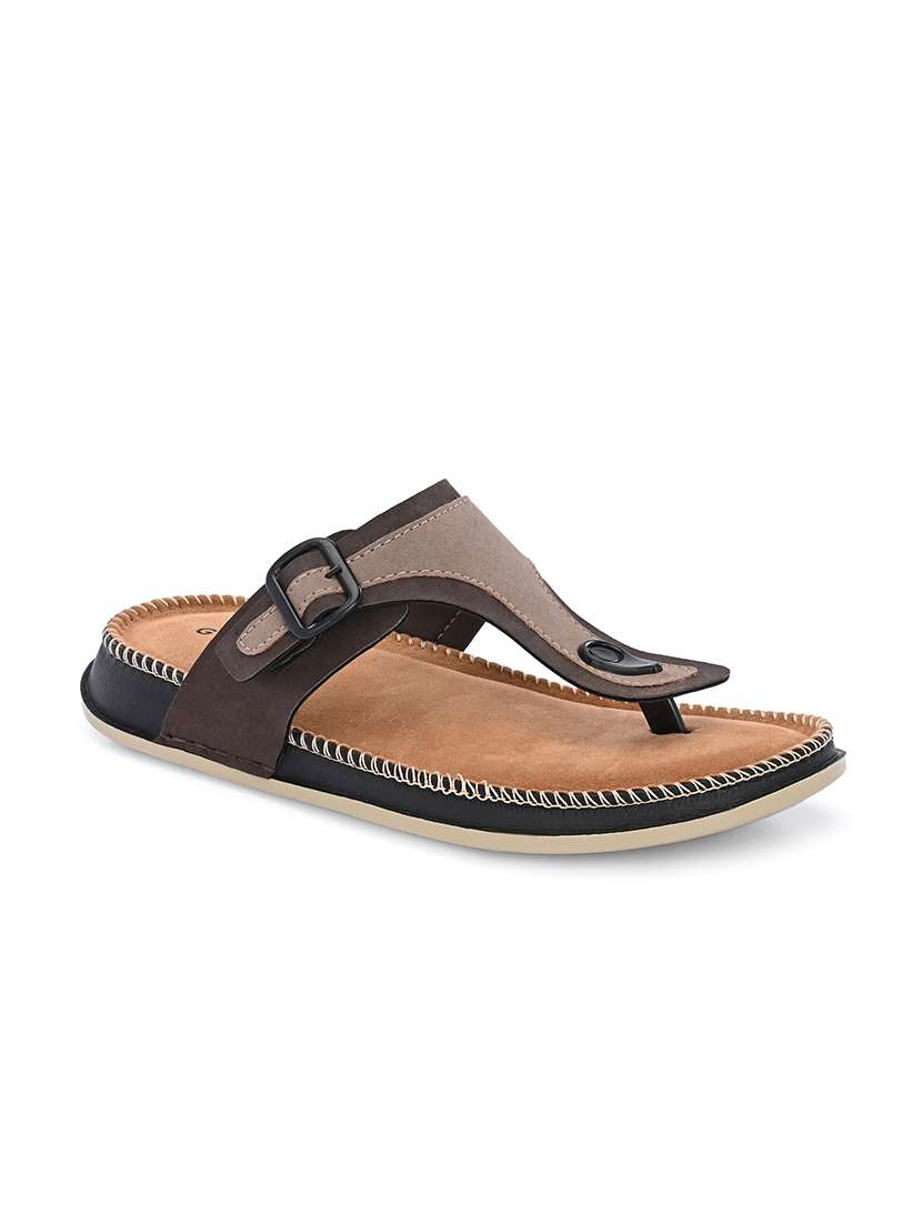 men colourblocked toe separator sandal - 22604006 -  Standard Image - 1