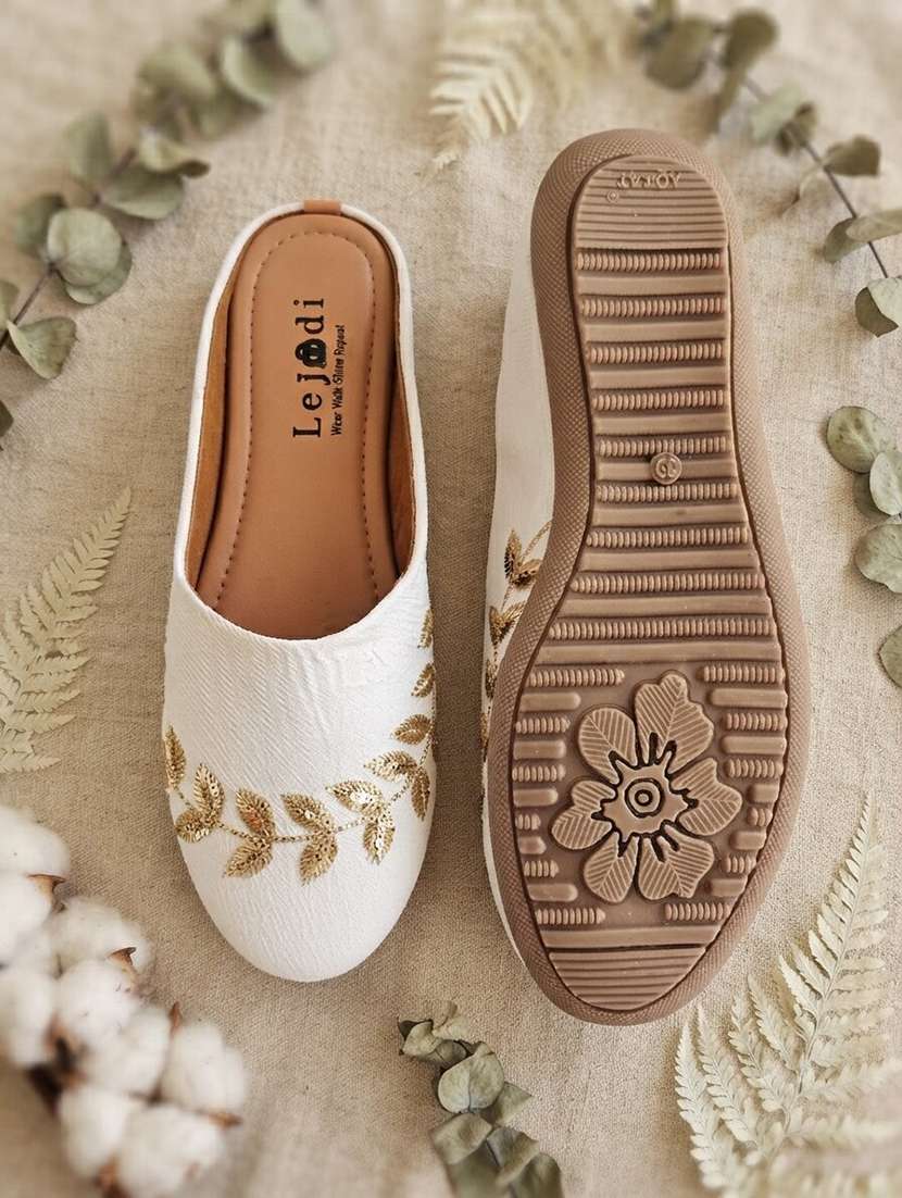 women embroidered slip on mules - 22604027 -  Standard Image - 6