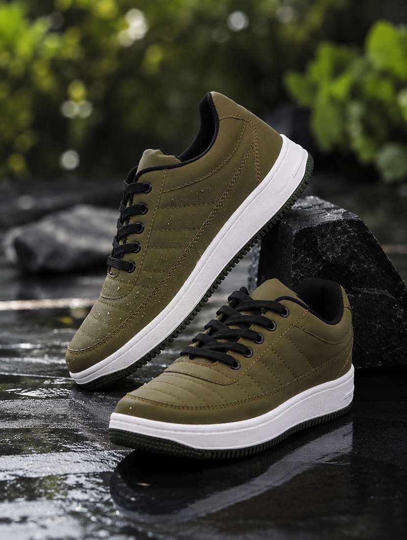 Men Textured Lace Up Casual Shoes - 22604293 -  Standard Image - 1