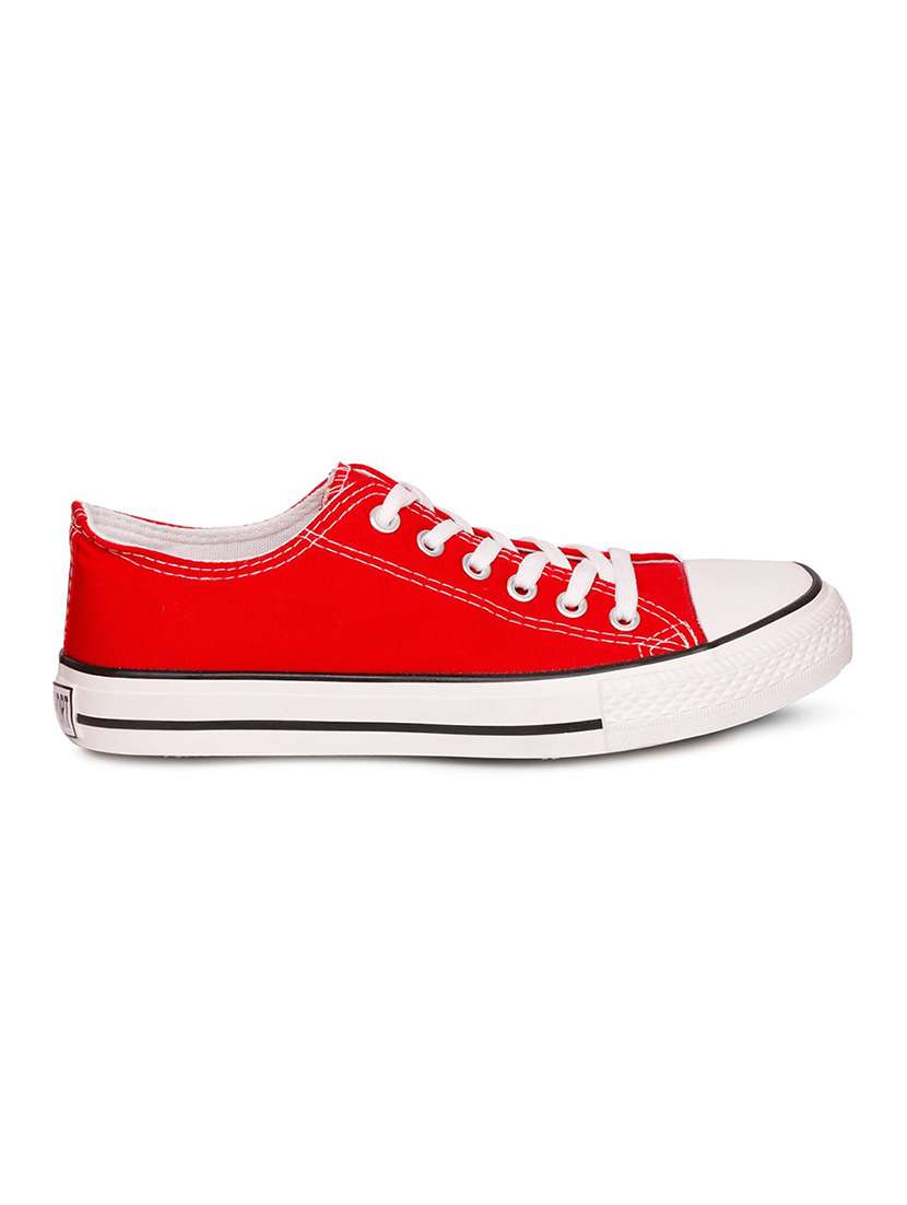 men solid lace up sneaker - 22604563 -  Standard Image - 1