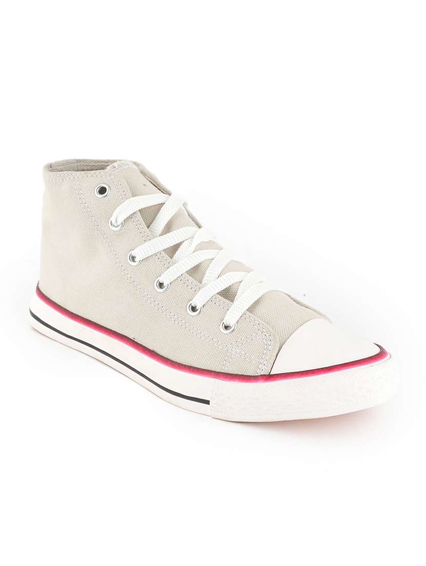 men solid lace up sneaker - 22604564 -  Standard Image - 1