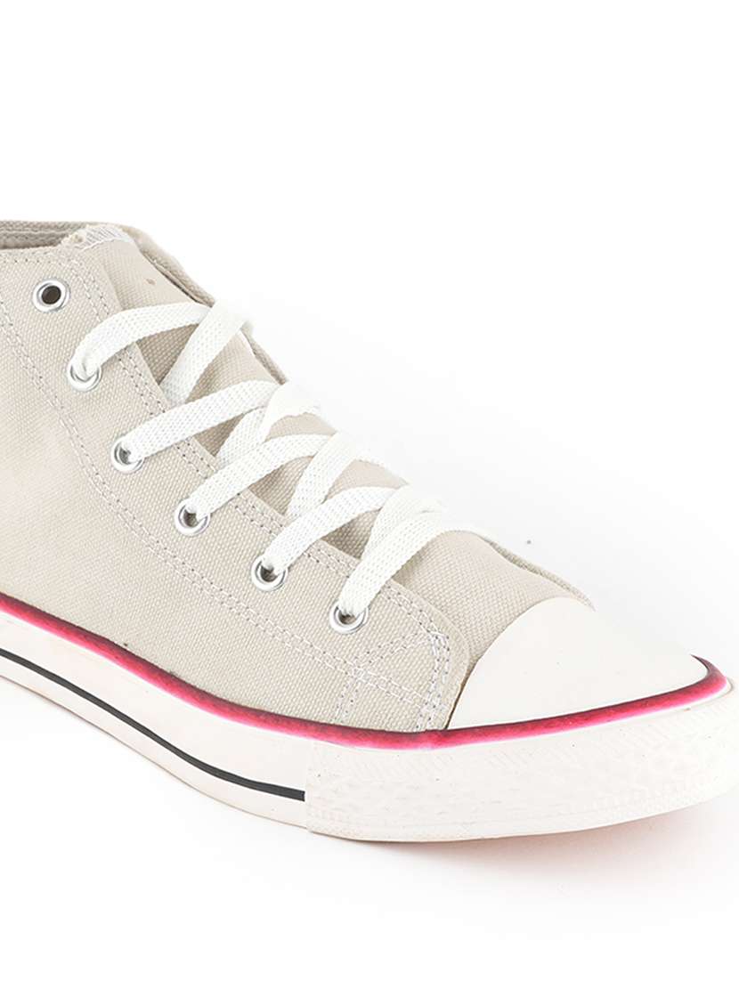 men solid lace up sneaker - 22604564 -  Standard Image - 4