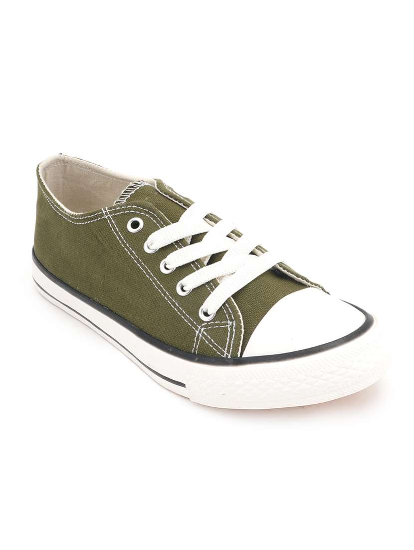 men solid lace up sneaker - 22604566 -  Standard Image - 1