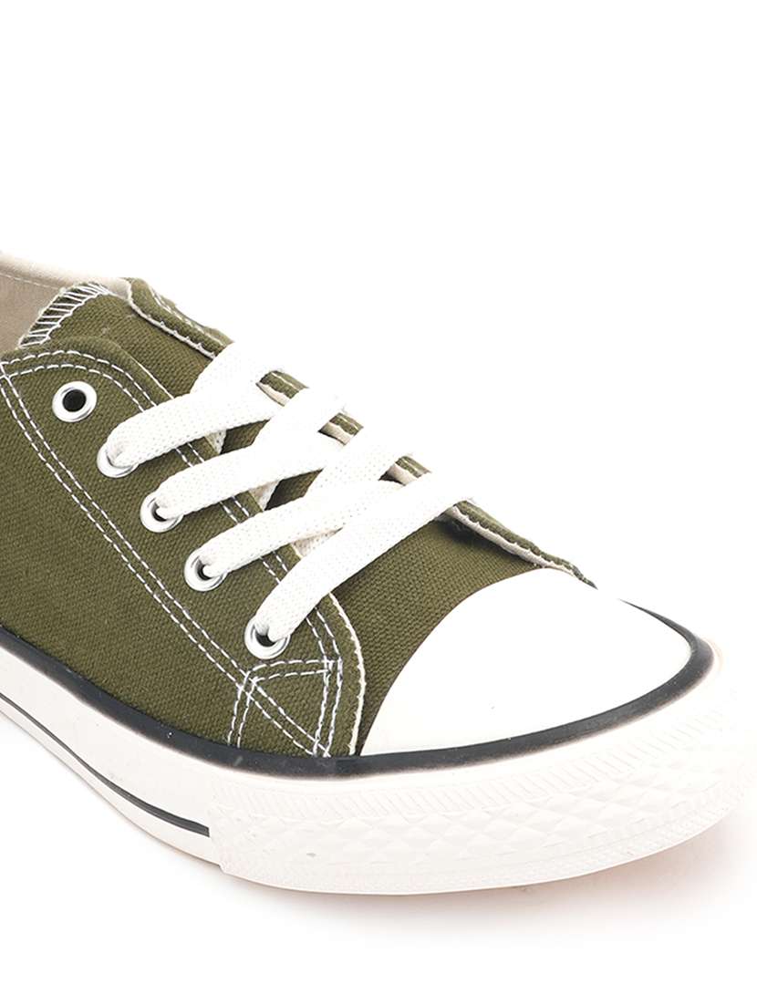 men solid lace up sneaker - 22604566 -  Standard Image - 4