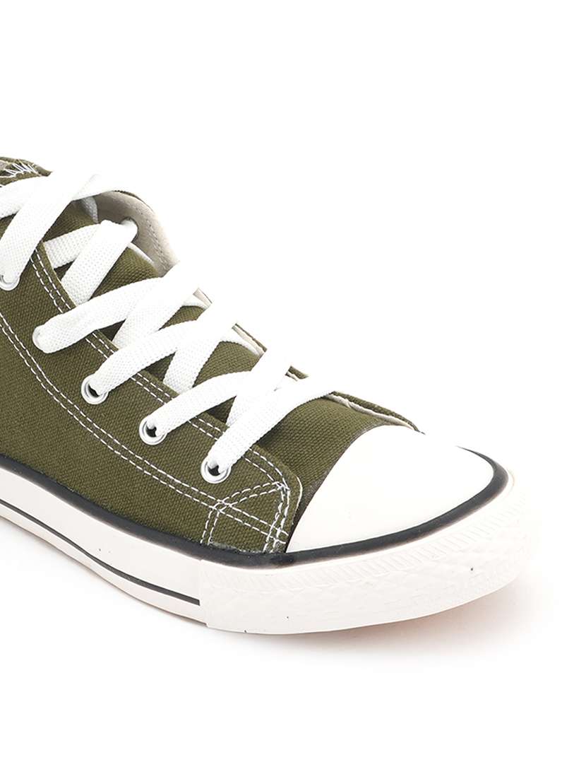 men solid lace up sneaker - 22604568 -  Standard Image - 4