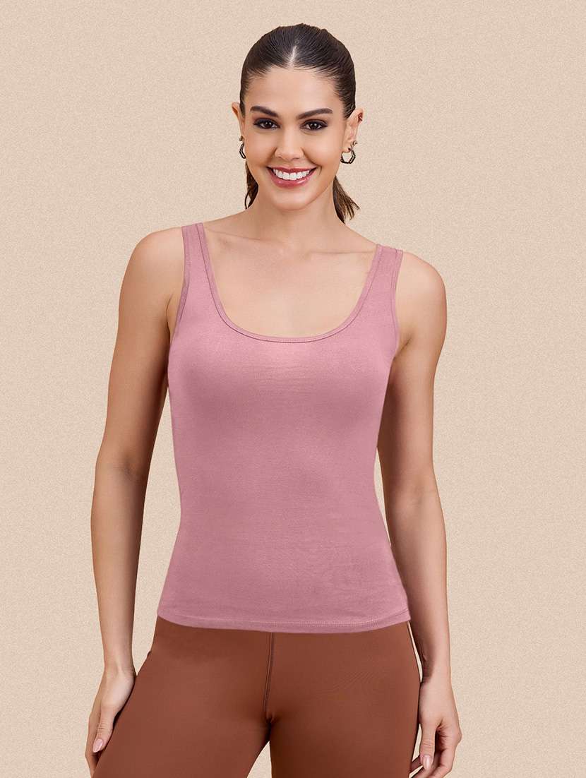 women pack of 3 solid sleeveless camisole - 22606013 -  Standard Image - 1