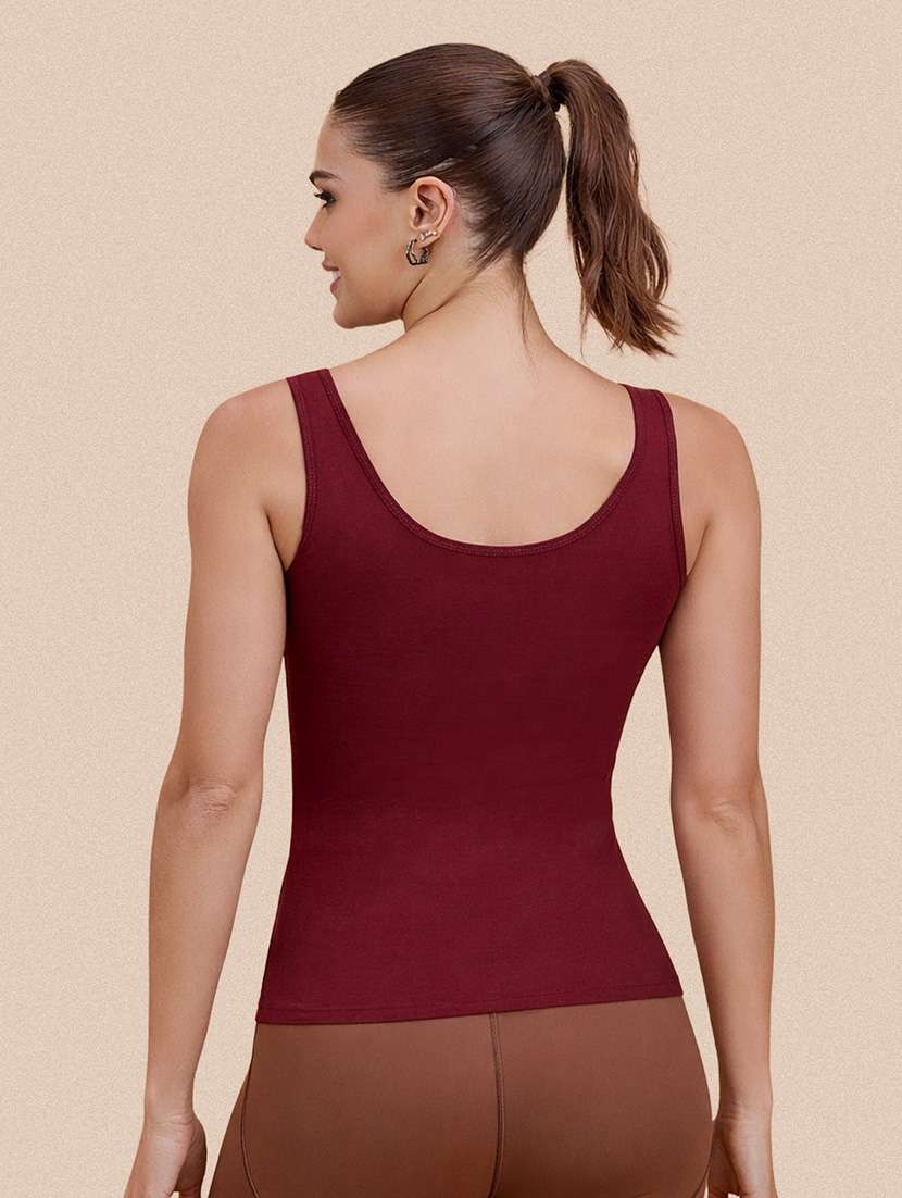 women pack of 3 solid sleeveless camisole - 22606013 -  Standard Image - 4