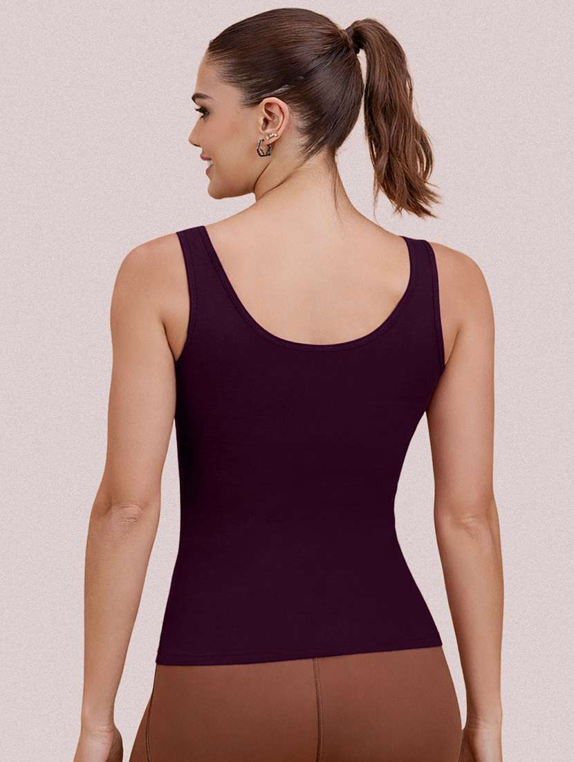 women pack of 3 solid sleeveless camisole - 22606013 -  Standard Image - 6