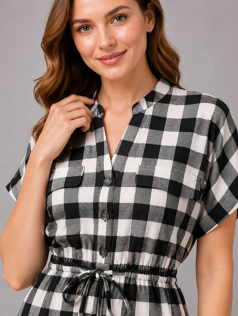 Women Printed Short Sleeves Sheath Dress - 22606021 -  Standard Image - 1