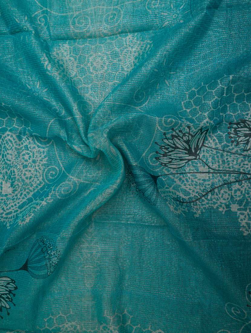 women printed casual wear saree with blouse - 22606377 -  Standard Image - 4