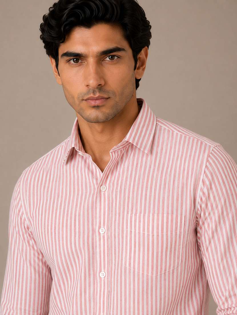 Men Printed Long Sleeves Regular Fit Shirt - 22606400 -  Standard Image - 1