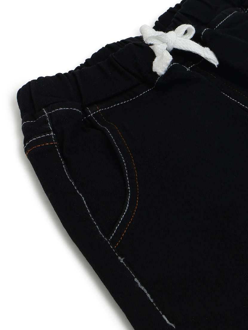 Girls Solid Mid Rise Straight Jeans - 22606434 -  Standard Image - 4