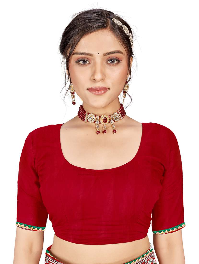 Women Bandhani Printed Saree With Blouse - 22606447 -  Standard Image - 4