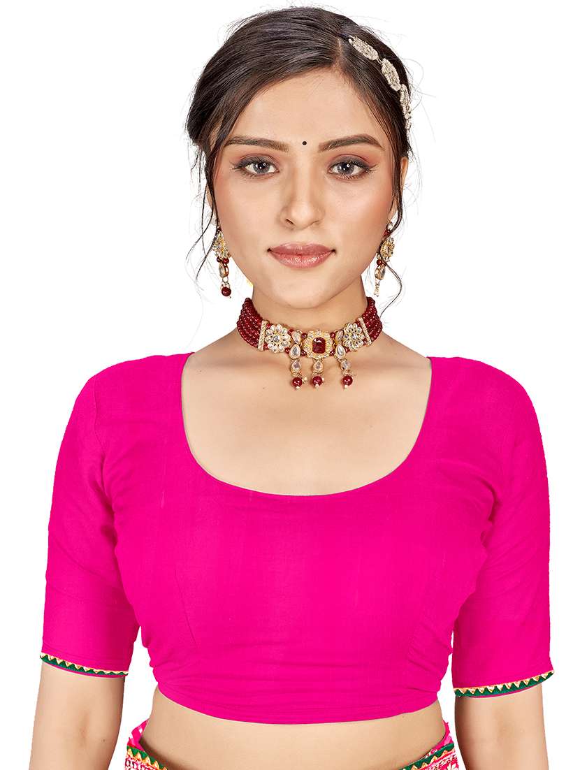 women leheriya printed saree with blouse - 22606450 -  Standard Image - 4