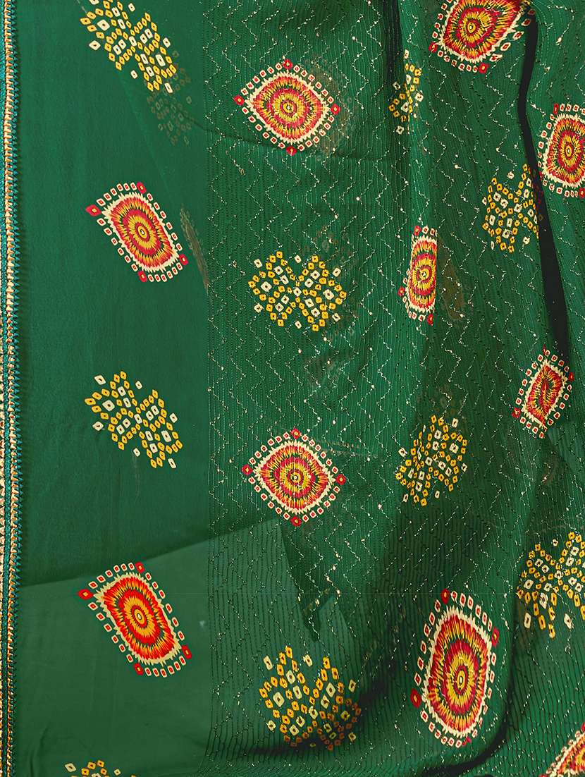 women printed casual wear saree with blouse - 22606497 -  Standard Image - 4