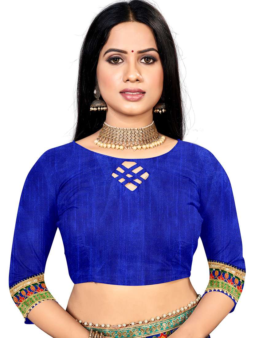 Women Bandhani Printed Half And Half Saree With Blouse - 22606520 -  Standard Image - 4