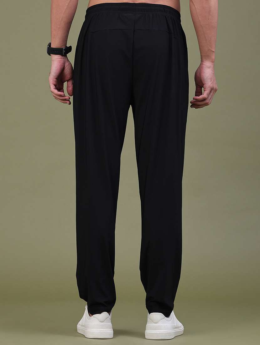 Men Solid Mid Rise Full Length Track Pant - 22606970 -  Standard Image - 4