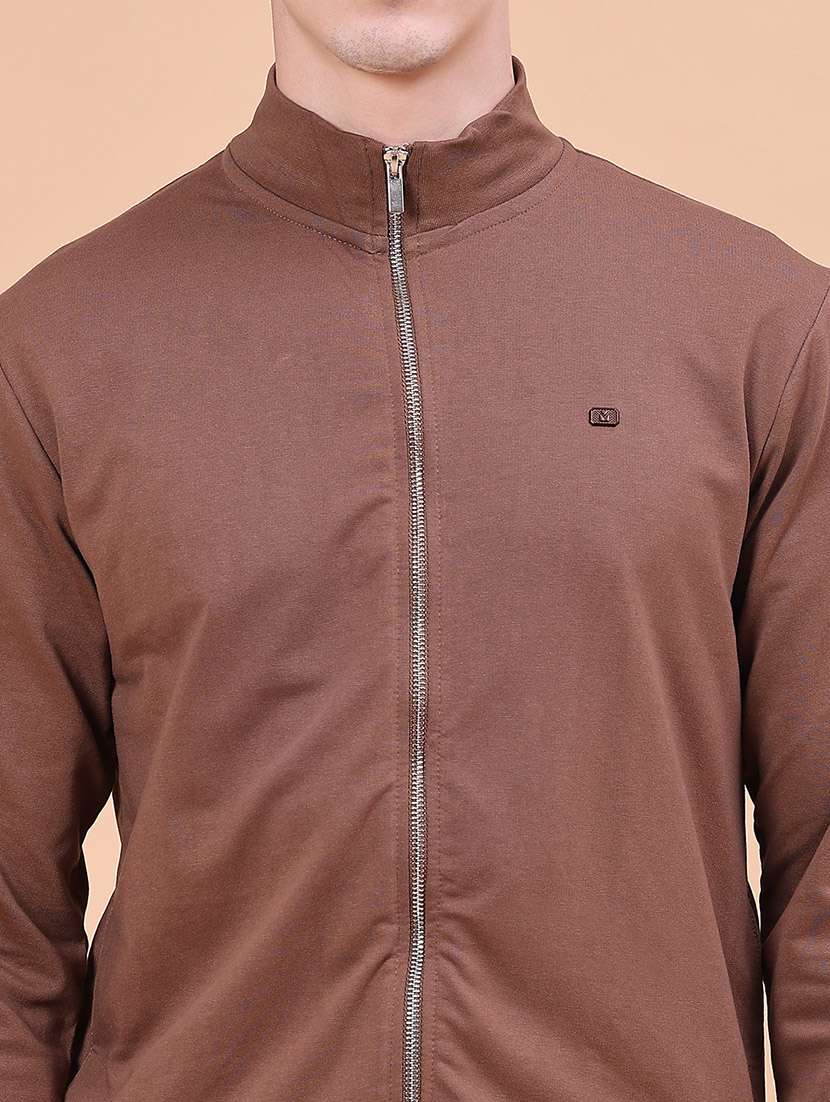 Men Solid Long Sleeves Casual Jacket - 22607300 -  Standard Image - 1