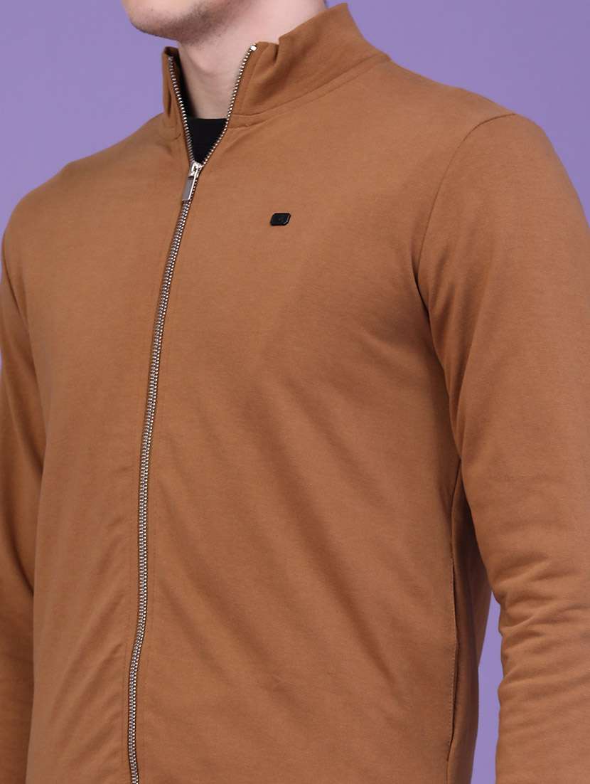 Men Solid Long Sleeves Casual Jacket - 22607302 -  Standard Image - 1