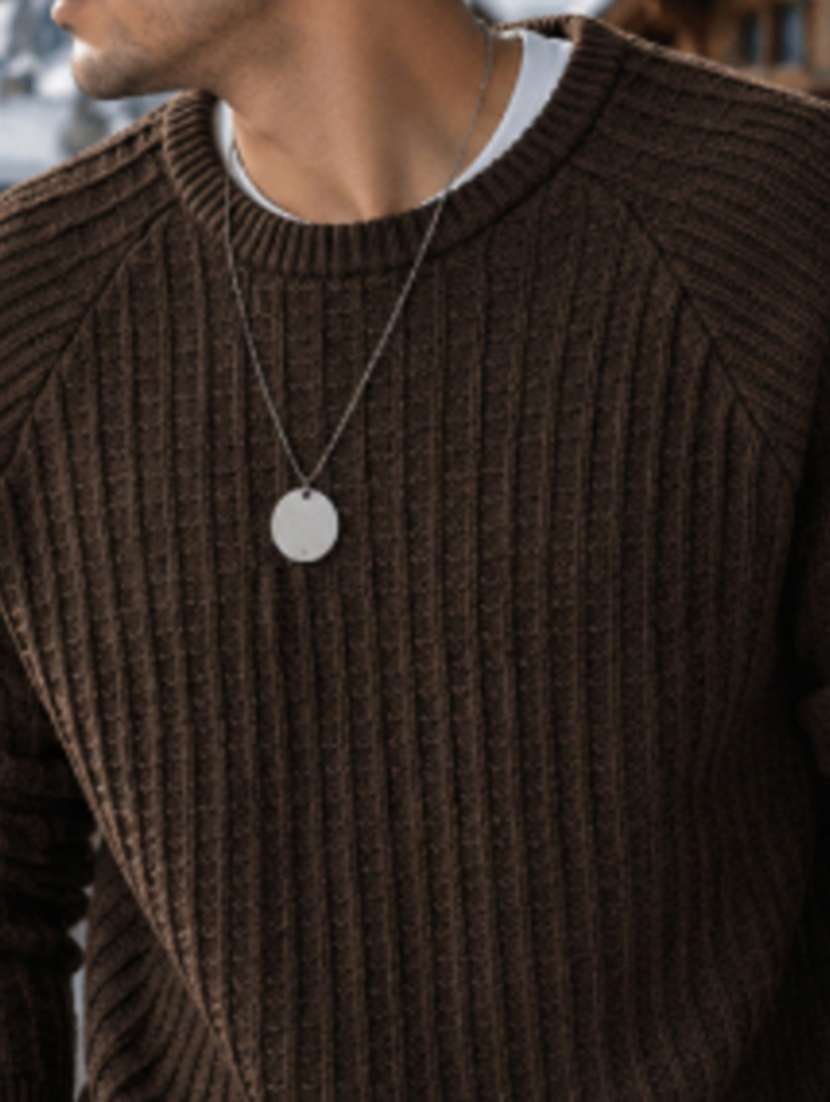 men self design raglan sleeve regular fit pullover - 22608192 -  Standard Image - 1