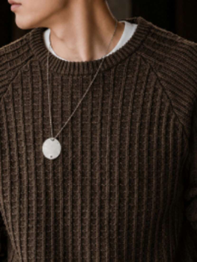 men self design raglan sleeve regular fit pullover - 22608197 -  Standard Image - 1