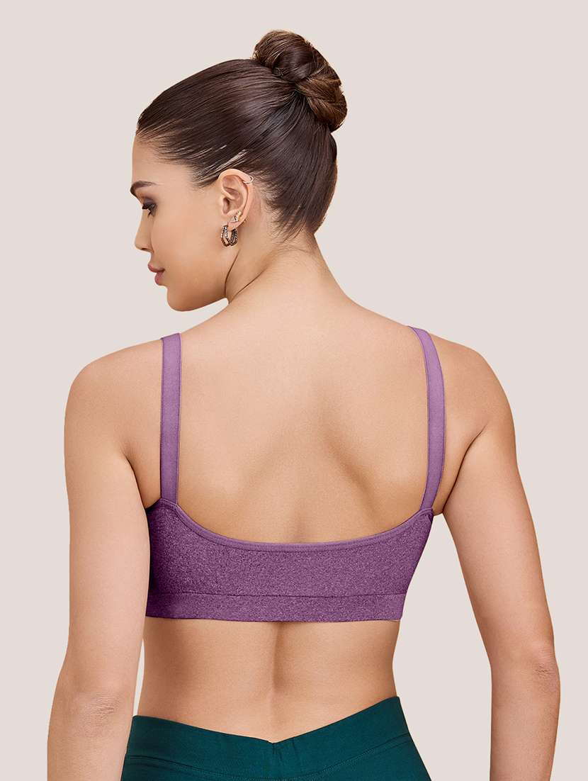 women pack of 2 solid full coverage sports bra - 22608457 -  Standard Image - 6