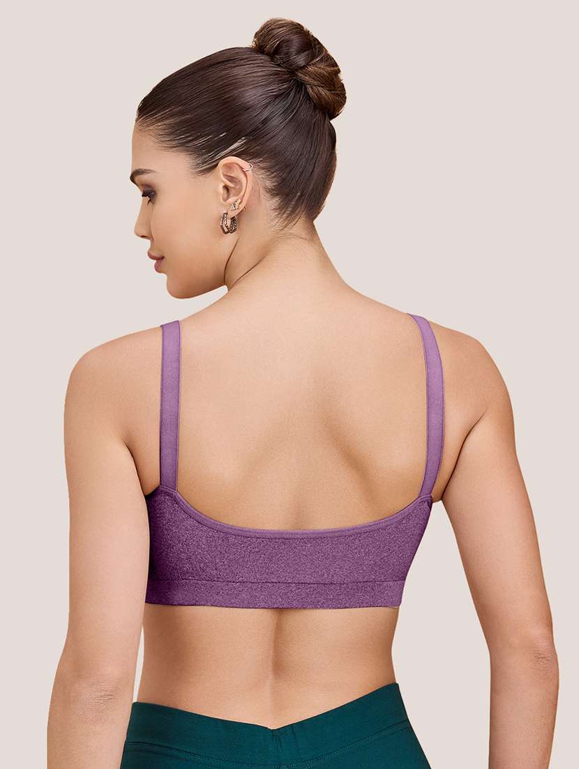women pack of 3 solid full coverage sports bra - 22608458 -  Standard Image - 6