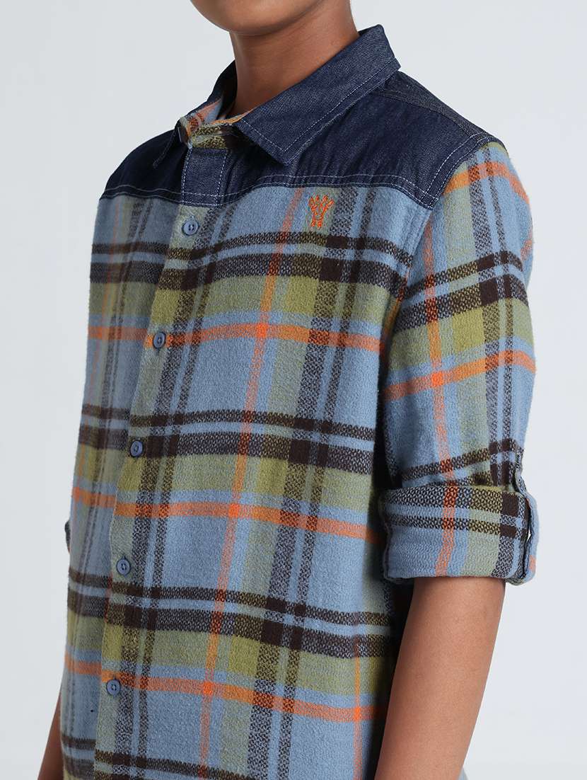 boys printed long sleeves regular fit shirt - 22608734 -  Standard Image - 1