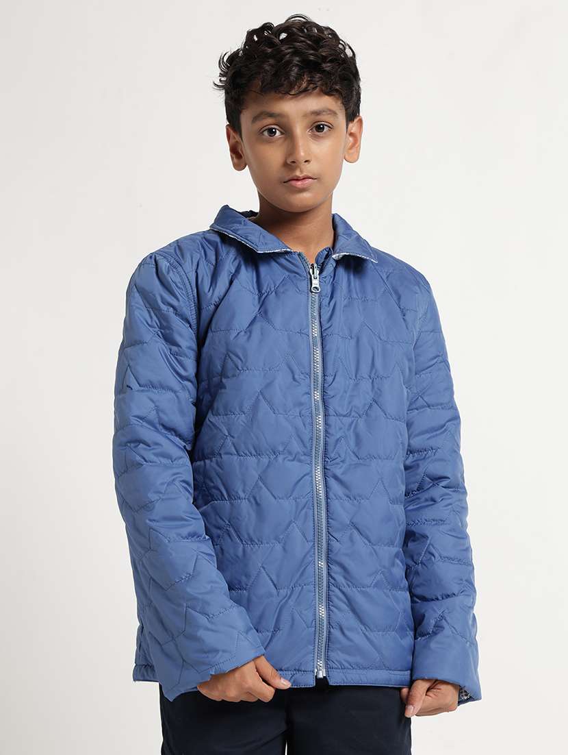 boys printed long sleeves reversible jacket - 22608745 -  Standard Image - 1