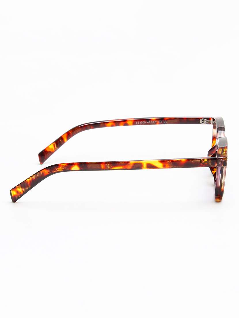 ted smith unisex brown premium italian acetate sunglasses with polarized lenses. - 22608805 -  Standard Image - 4
