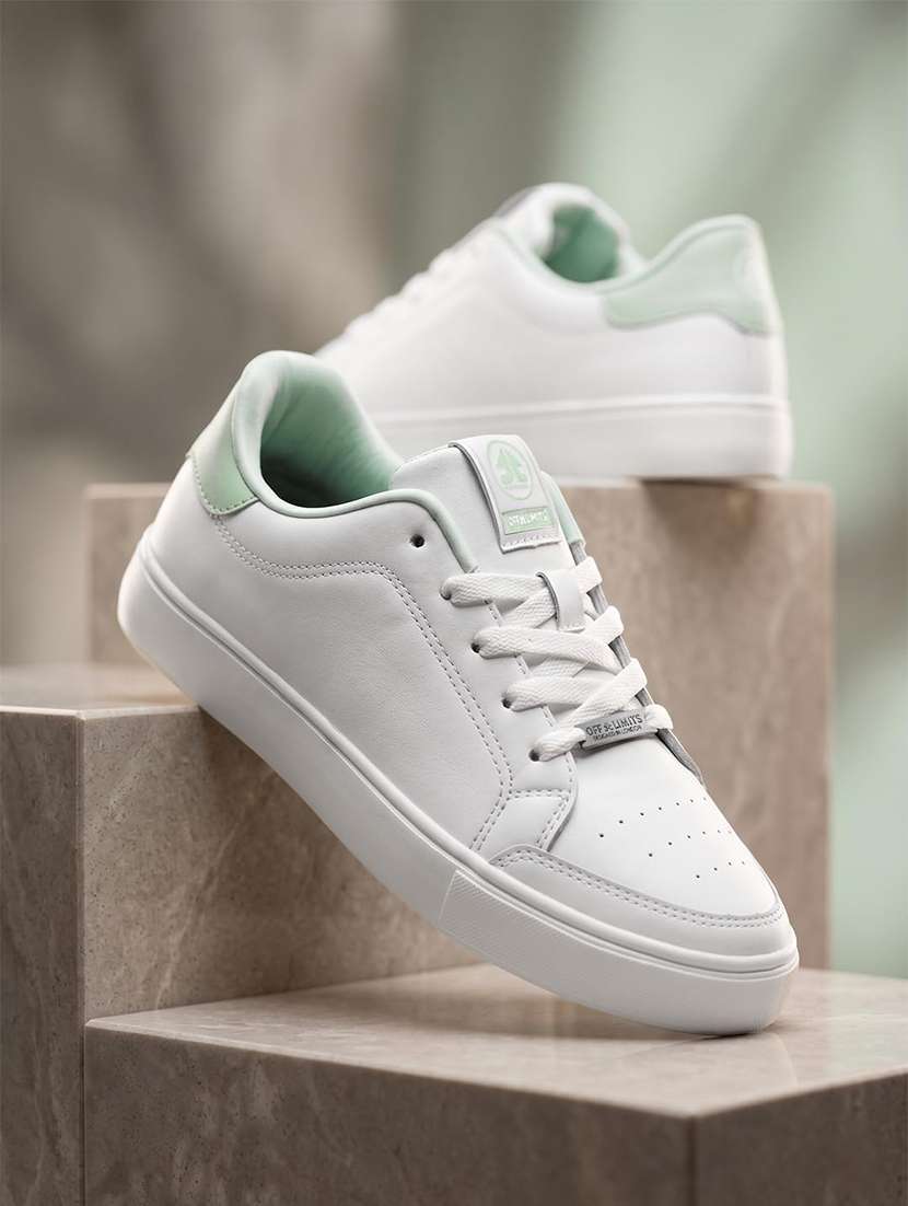 women solid lace up sneaker - 22608824 -  Standard Image - 1