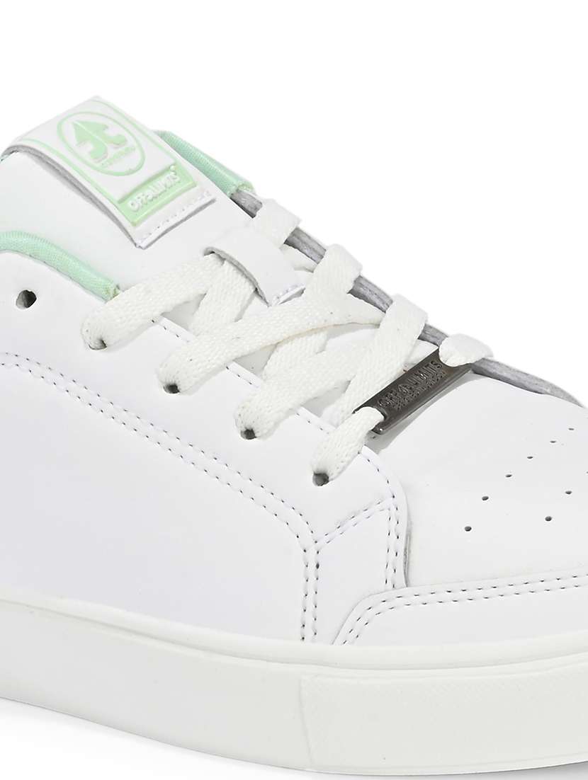 women solid lace up sneaker - 22608824 -  Standard Image - 6