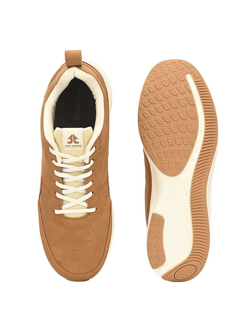 men textured lace up sneaker - 22608832 -  Standard Image - 4