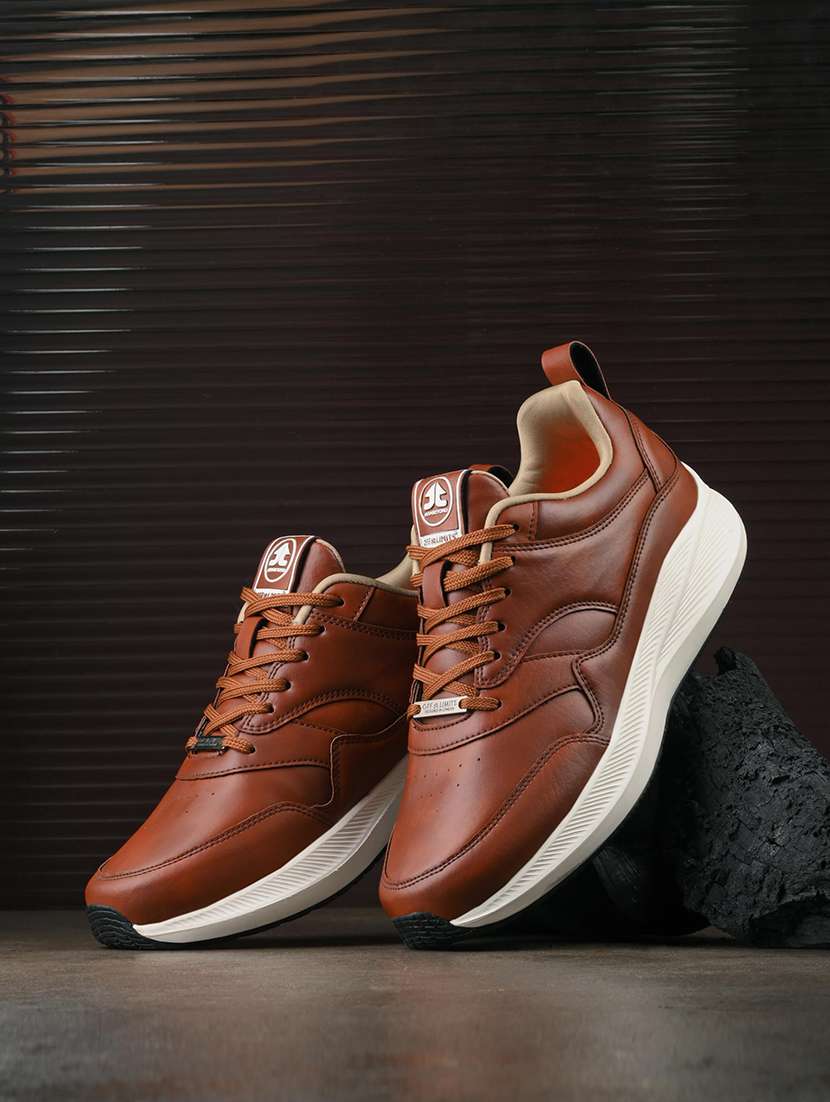 me textured lace up casual shoes