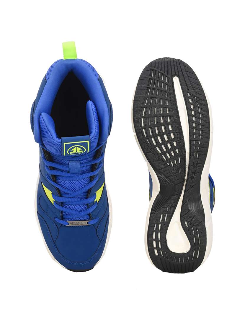 men textured lace up sports shoes - 22608881 -  Standard Image - 6