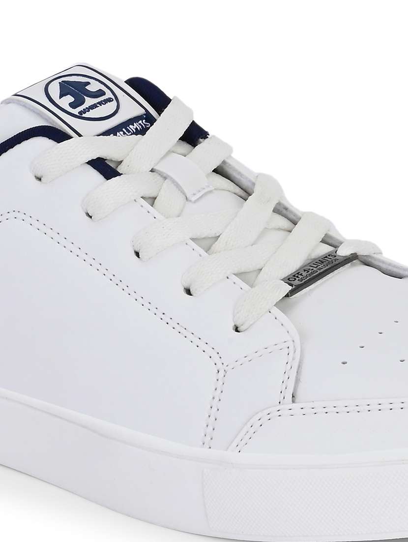 Men Solid Lace Up Sneaker - 22608910 -  Standard Image - 4