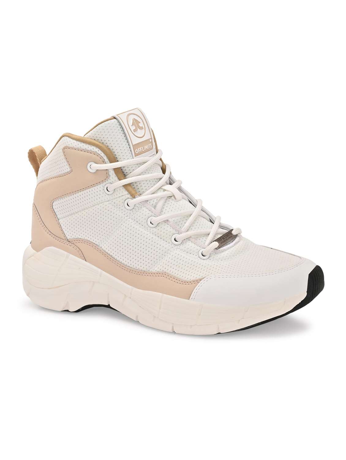 men textured lace up sports shoes - 22608924 -  Standard Image - 1