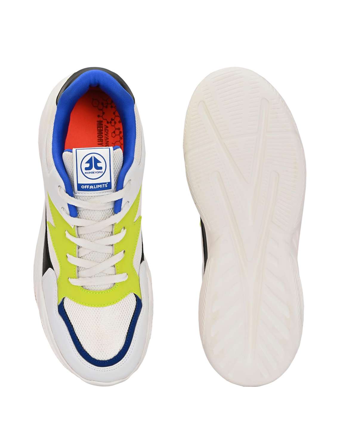 men colourblocked lace up sneaker - 22608953 -  Standard Image - 4