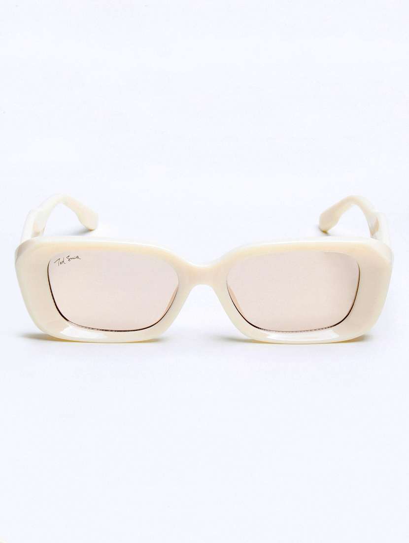 rectangle full rim brown polycarbonate eyeglasses - 22609261 -  Standard Image - 1