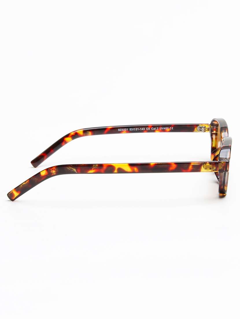 ted smith brown rectangle full rim eyeglasses - 22609265 -  Standard Image - 4