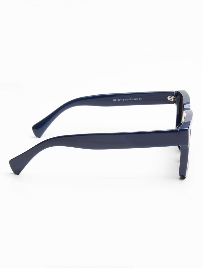 wayfarer full rim polycarbonate blue sunglasses - 22609268 -  Standard Image - 4