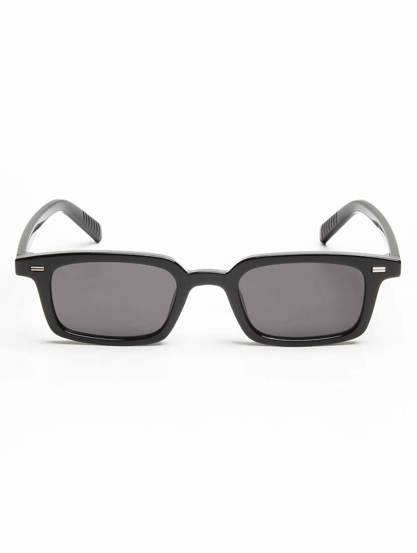 ted smith black full rim rectangle sunglasses polycarbonate lens - 22609437 -  Standard Image - 1