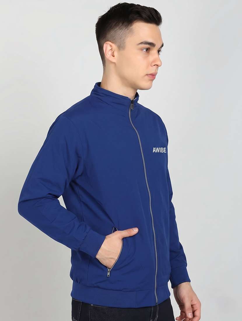 Men Solid Long Sleeves Casual Jacket - 22609563 -  Standard Image - 1