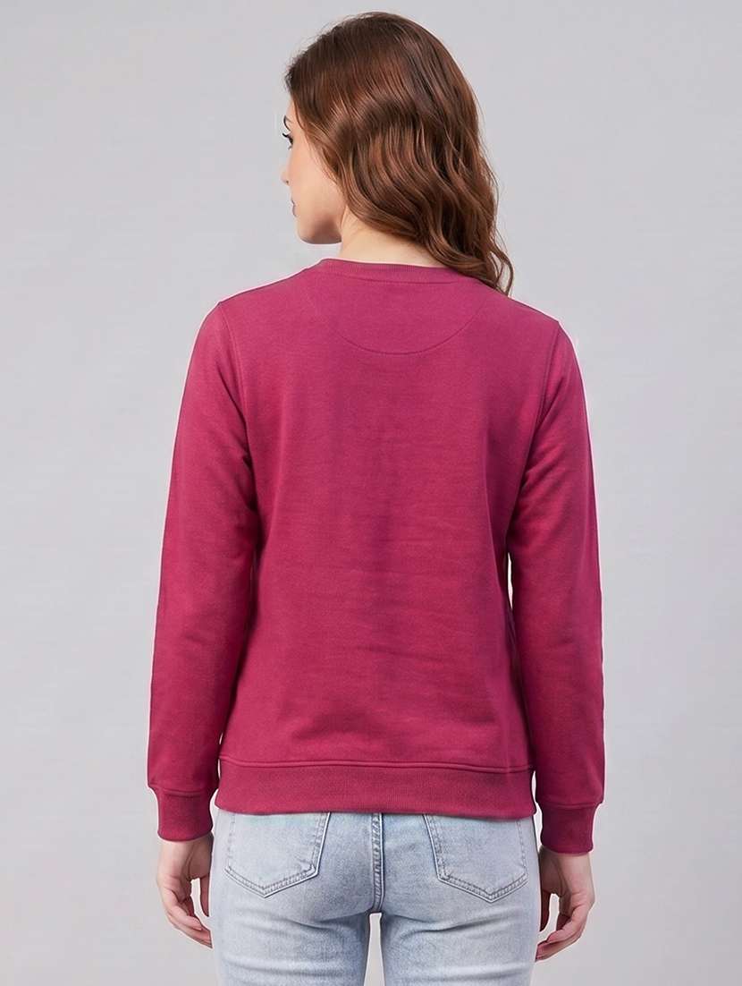 women printedl ong sleeves regular fit sweatshirt - 22610069 -  Standard Image - 1