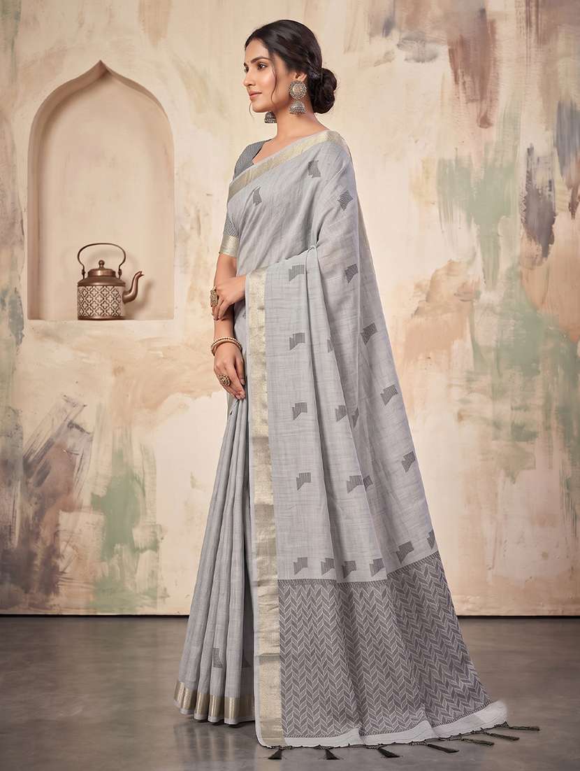 women self design handloom saree with blouse - 22610231 -  Standard Image - 1