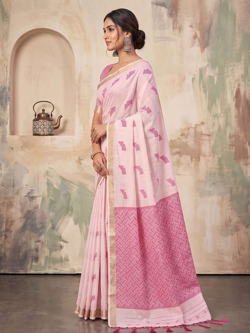 women self design handloom saree with blouse - 22610234 -  Standard Image - 1